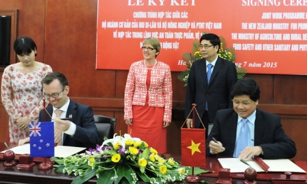 Vietnam y Nueva Zelanda promueven cooperación en la seguridad alimentaria